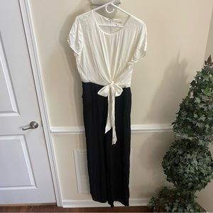 Black and white jumpsuit